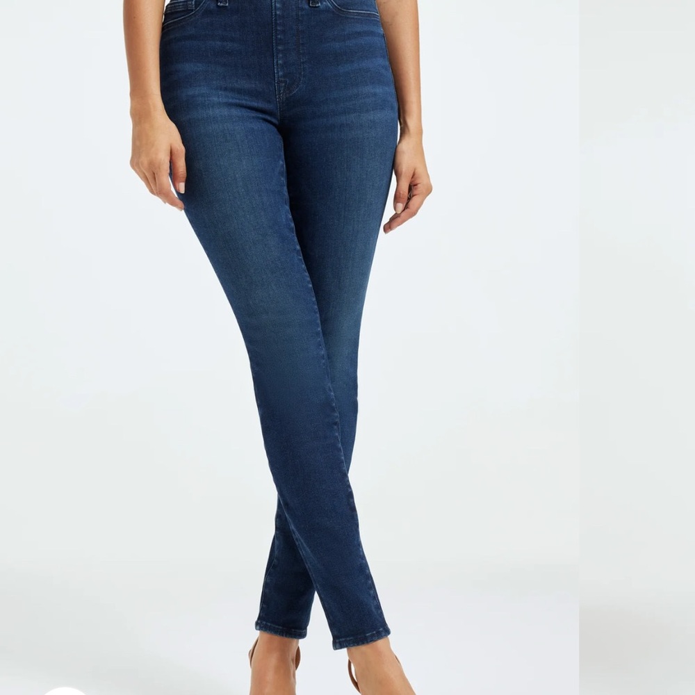 NWT Good American Blue Pull On Jeans 2X